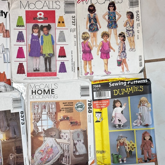 Vintage Sewing Pattern Collection bundle 12 patterns - Picture 5 of 5